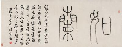 洪亮吉（1746～1809） 篆书匾额
