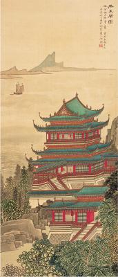 吴淑娟（1853～1931） 滕王阁图